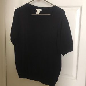 H&M short sleeve sweater